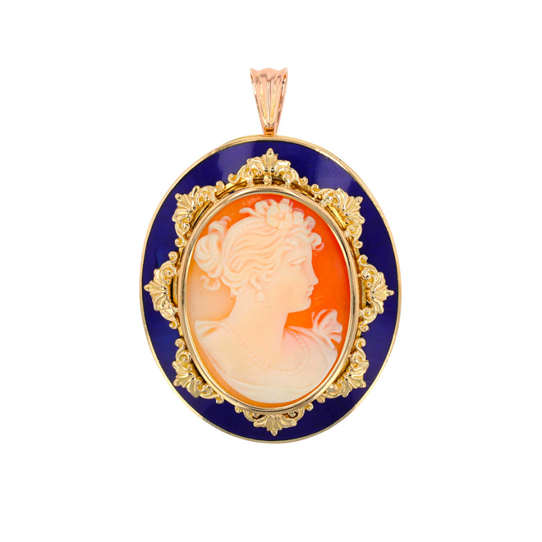 Acheter Pendentif Camée vintage or jaune 19.62g Comme neuf - 2800,00 € Pendentif Camée vintage or jaune 19.62g Comme neuf - reconditionné disponible sur Gemme Les Bijoux